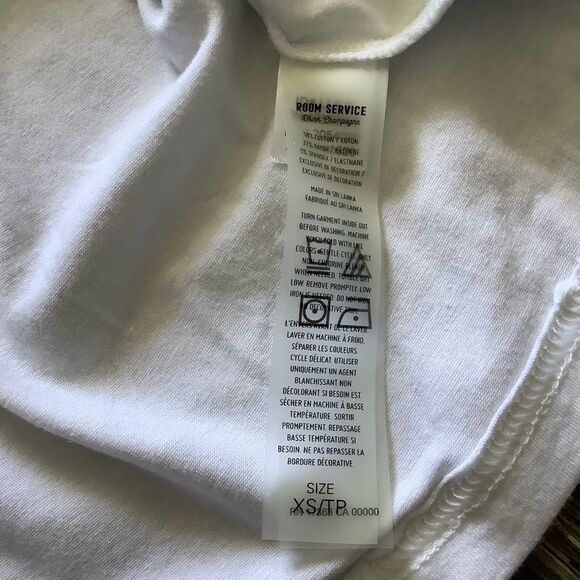 ROOM SERVICE Rainbow Graphic Tee Extra Small - Picture 5 of 8